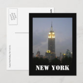 empire state new york briefkaart (Voorkant / Achterkant)
