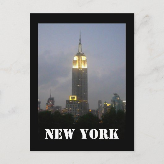 empire state new york briefkaart (Voorkant)