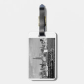 Empire State New York City Bagagelabel (Achterkant verticaal)