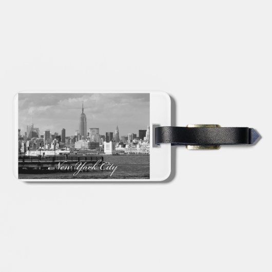 Empire State New York City Bagagelabel (Achterkant horizontaal)