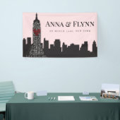Empire State New York City Skyline Cityscape Party Spandoek (Beurs)