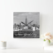 Empire State New York City Vierkante Klok (Huis)