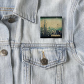 Empire State of Mind Vierkante Button 5,1 Cm (In situ)