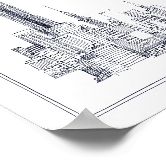 Empire State Poster (Hoek)