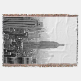 Empire State Throw Blanket Deken