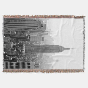Empire State Throw Blanket Deken