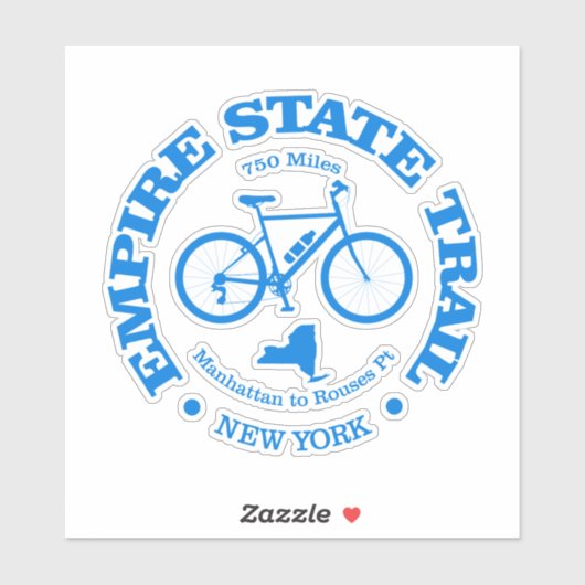Empire State Trail (fietsen) Sticker (Vel)