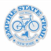 Empire State Trail (fietsen) Sticker (Voorkant)