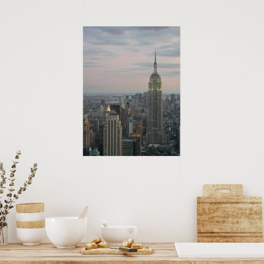Empire State Twilight Poster (Keuken)