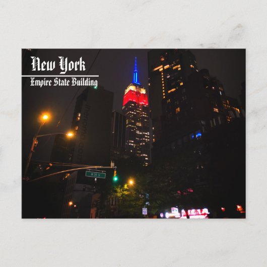 Empire State & Washington Square Ansichtkaart New  Briefkaart (Voorkant)