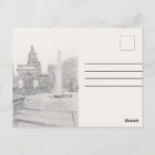 Empire State & Washington Square Postcard New York Briefkaart (Achterkant)