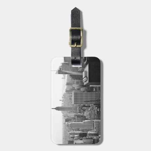 Empire States Building Manhattan Bagagelabel (Voorkant verticaal)