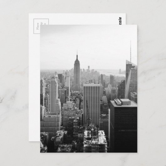 Empire States Building Manhattan Briefkaart (Voorkant / Achterkant)