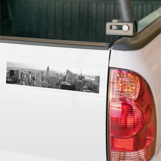 Empire States Building Manhattan Bumpersticker (Op Truck)