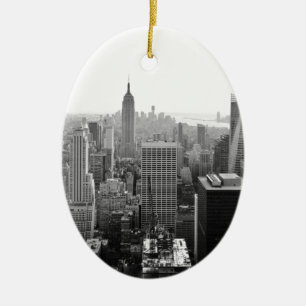 Empire States Building Manhattan Keramisch Ornament