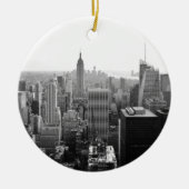 Empire States Building Manhattan Keramisch Ornament (Voorkant)