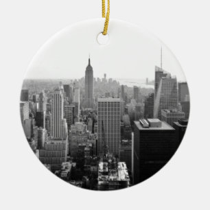 Empire States Building Manhattan Keramisch Ornament