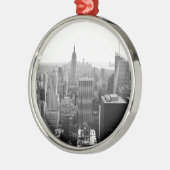 Empire States Building Manhattan Metalen Ornament (Links)