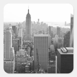 Empire States Building Manhattan Vierkante Sticker