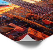 Empire States Building, New York, Verenigde Staten Poster (Hoek)