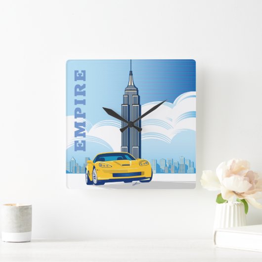 Empire Wall Clock Vierkante Klok (Huis)