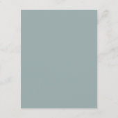 Empire Wedding Guest Details Kaart | Jasper (Achterkant)