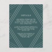 Empire Wedding Guest Details Kaart | Jasper (Voorkant)