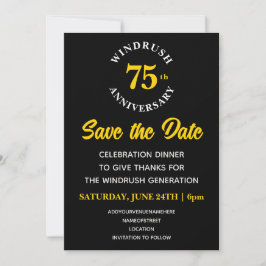 Empire WINDRUSH Generation 75th Jubileum Save The Date