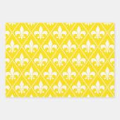 Empire Yellow Fleur de Lis Inpakpapier Vel (Voorkant)