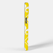 Empire Yellow Fleur de Lis w/monogram Case-Mate iPhone Case (Achterkant / Rechts)