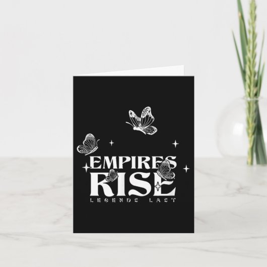 Empires Rise Legend Laatste Inspirerend Vlinder Q Kaart (Voorkant)