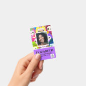 EMPLOYE FOTO BADGE QR Code Barcode Kinder Monsters (Handheld)