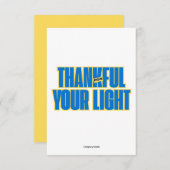 Employee Appreciatin Thank you Card Bedankkaart (Voorkant / Achterkant)