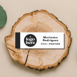 Employee Business Logo Magnetic Safety Pin Naamplaatje