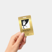 Employee Gold ID Badge (Handheld)