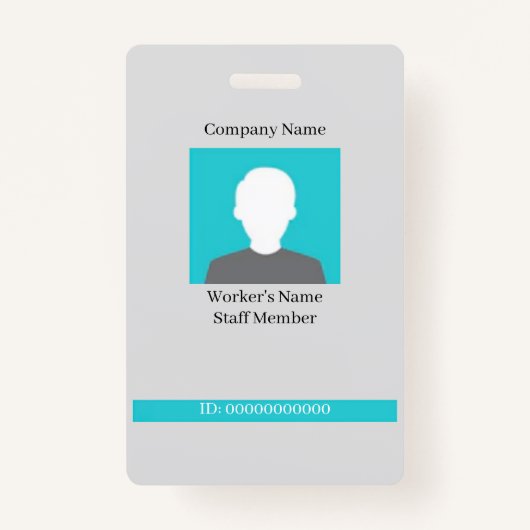  Employee ID Workers Employee Staff Member Badge 2 (Voorkant)