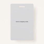 Employee ID Workers Employee Staff Member Badge 2 (Achterkant)