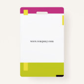 Employee ID Workers Employee Staff Member Badge 3 (Achterkant)