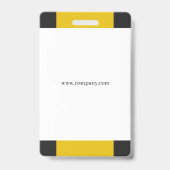 Employee ID Workers Employee Staff Member Badge 4 (Back)