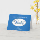 Employee Jubileum Custom Business Bedankt Kaart (Gele Bloem)