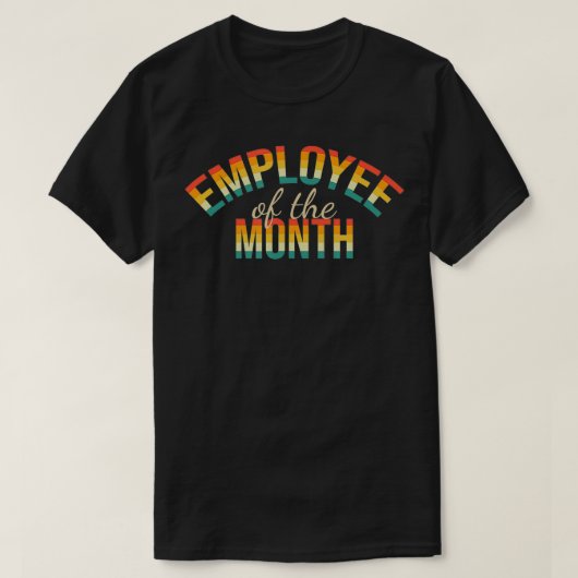 Employee Of The Month Funny Work From Home T-shirt (Design voorkant)