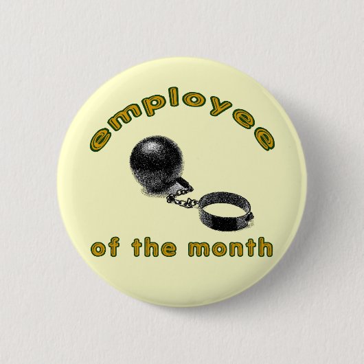 employee of the month ronde button 5,7 cm (Voorkant)