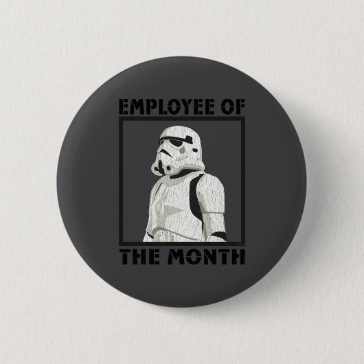 Employee Of The Month Trooper  Ronde Button 5,7 Cm (Voorkant)