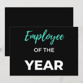 Employee Of The Year Feestdagenkaart (Voorkant / Achterkant)