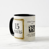 Employee performance anniversary milestone award mok (Voorkant links)