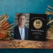 Employee Recognition 10 Year service Custom Photo Fotoplaat (Zijkant)