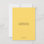 Employee Staff Thank You Appreciation Card Bedankkaart (Achterkant)