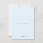 Employee Staff Thank You Appreciation Card Bedankkaart (Achterkant)