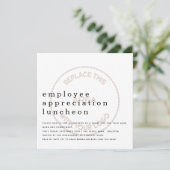Employee Waarderingsdag Zakelijk Logo Kaart (Staand voorkant)