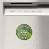 Employee Welcome Green Leaf Photo Team Member Magneet (Insitu (Vaatwasser))